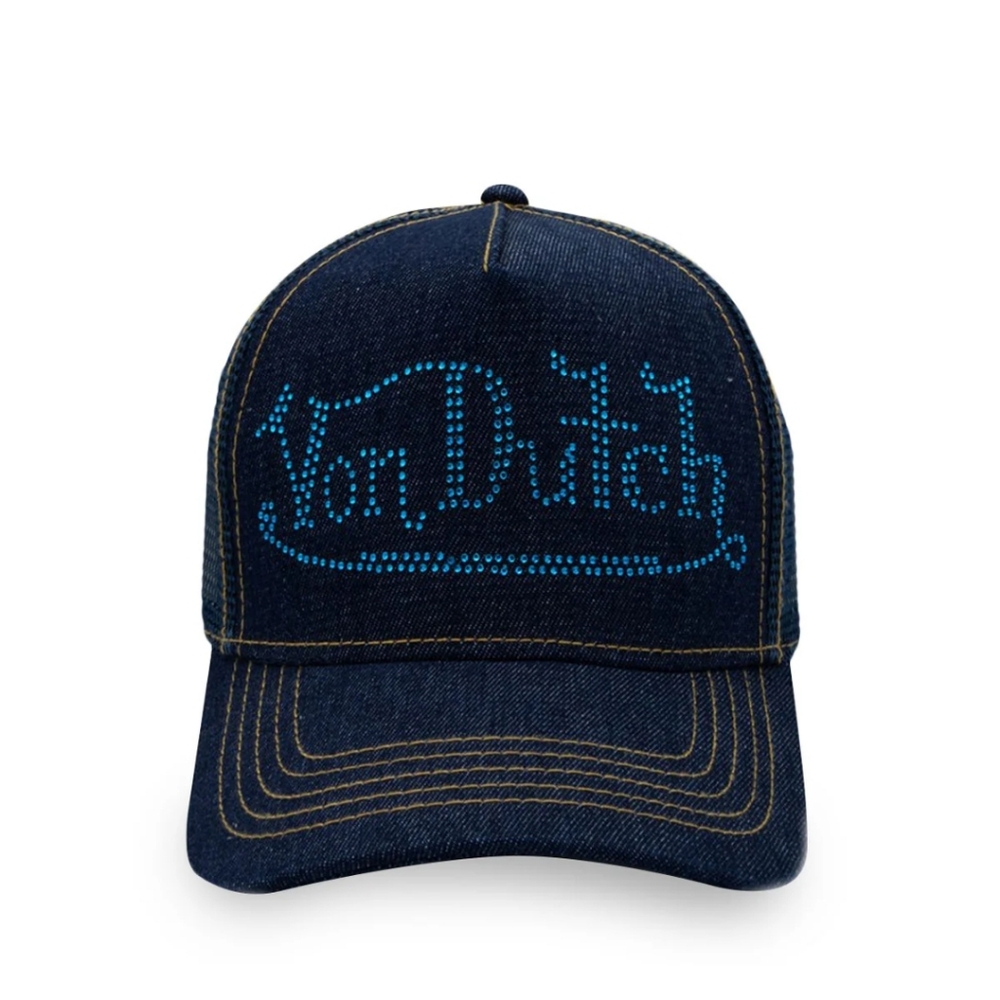 NWT VON DUTCH Denim & Rhinestones MSRP $89